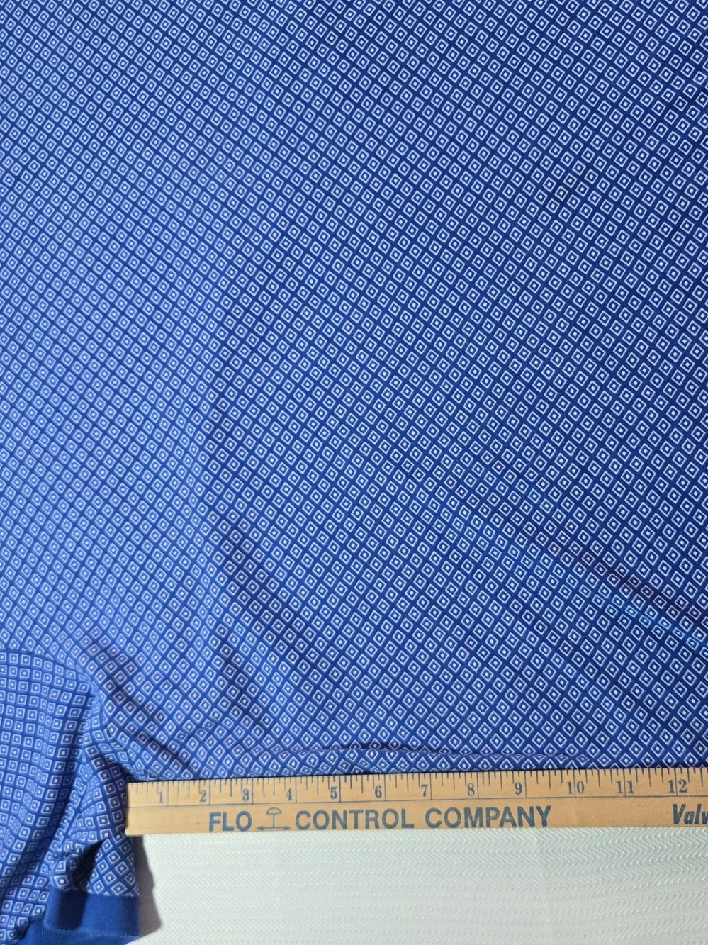 Polo by Ralph Lauren Blue Geometric Cotton Polo Shirt 4XB
